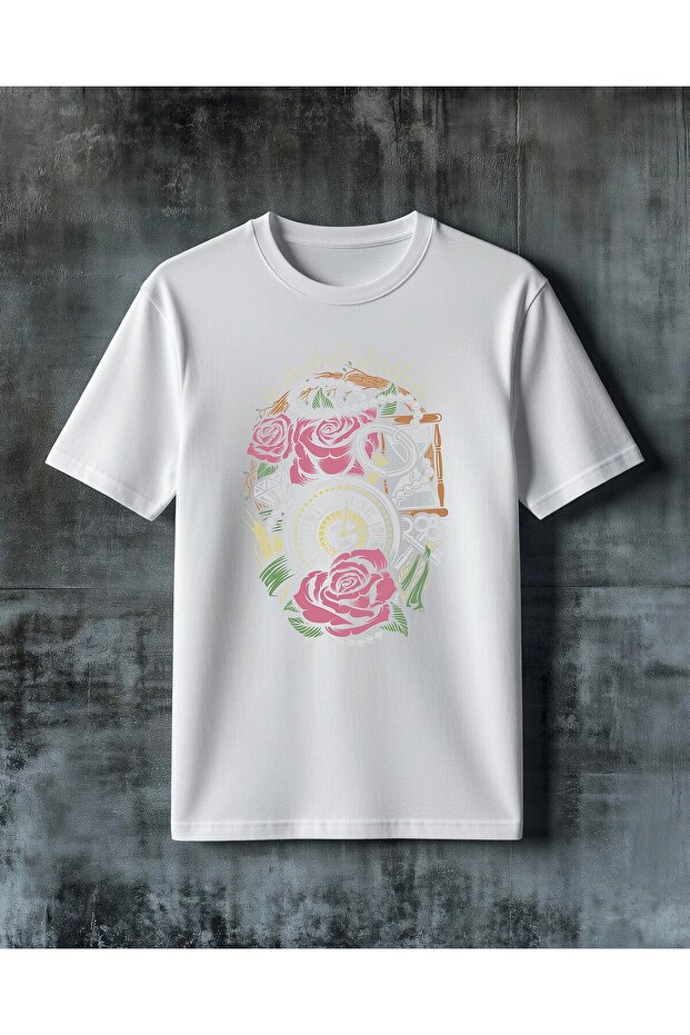 Saat Gul Printed Oversize T-Shirt
