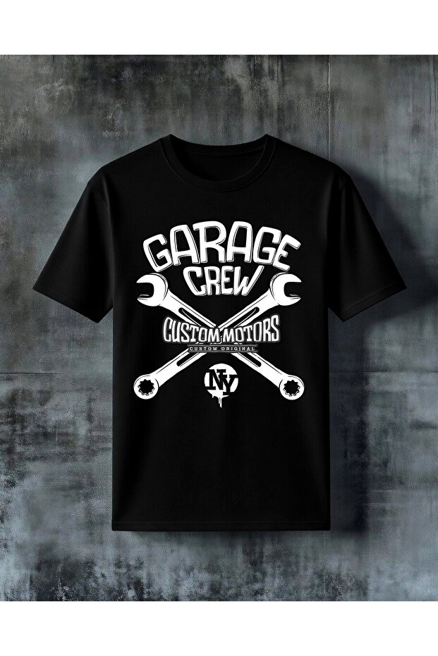 Custom Motors Printed Oversize T-Shirt