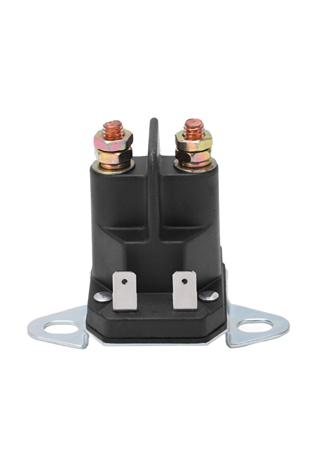 S 12V Starter Relay Brass Coil Silver Plated Contact Relay for Vehicle and Home Appliances Lawn Mow.