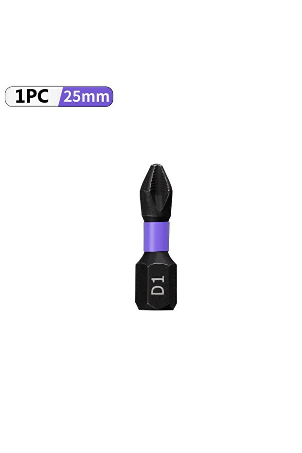 1PC 25mm Magnetic Screwdriver Bit Set PH2 Phillips 25-150mm Anti-slip Shockproof Alloy Steel Impact