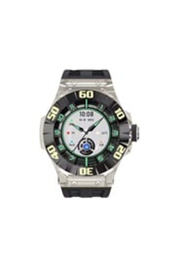 Ws-35 Smartwatch, Amoled Screen -Multi-color (Dark Black)