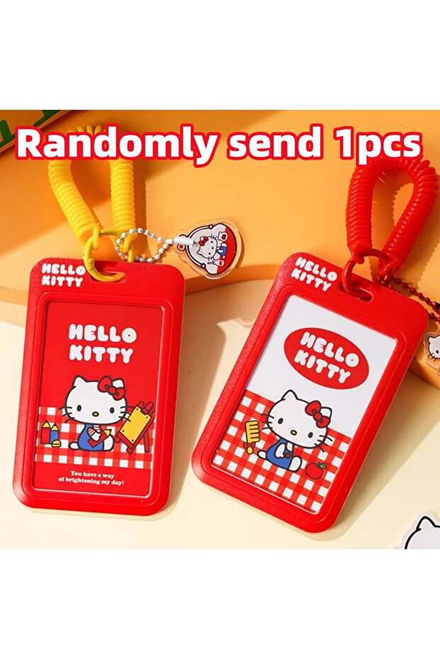 Joytop Randomly send 1pcs Genuine Sanrio Hello Kitty Card Holder Student Id Meal Card Transit Card P