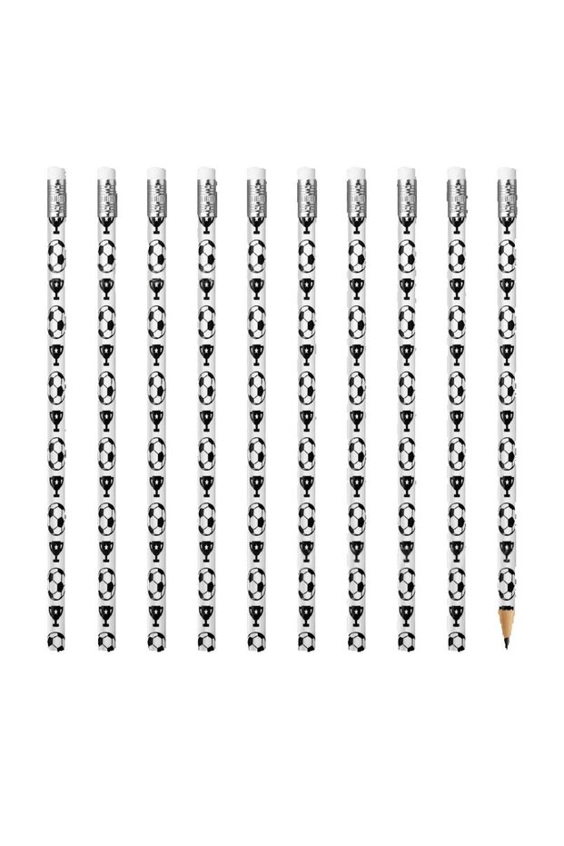 12PCS 12-36Pcs 18.7cm Creative Football Theme Pencil, Football Party Carnival Birthday Sports Meetin