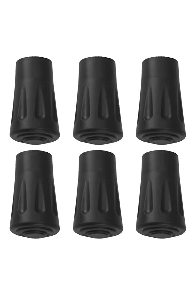 6PCS 6/12pcs Non-slip Trekking Sticks Protector Cap Tip Walking Stick Bottom Pads Cover Buffer Light