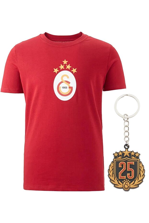 Original Championship Red 5 Star T-Shirt with Keychain Gift