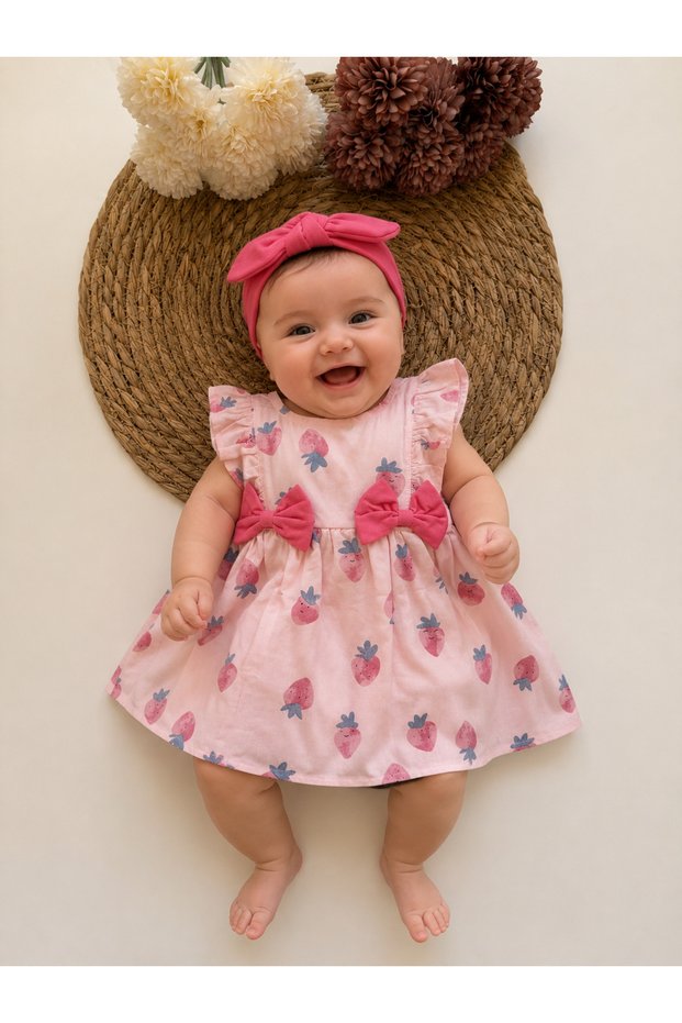 Strawberry Baby Girl Dress