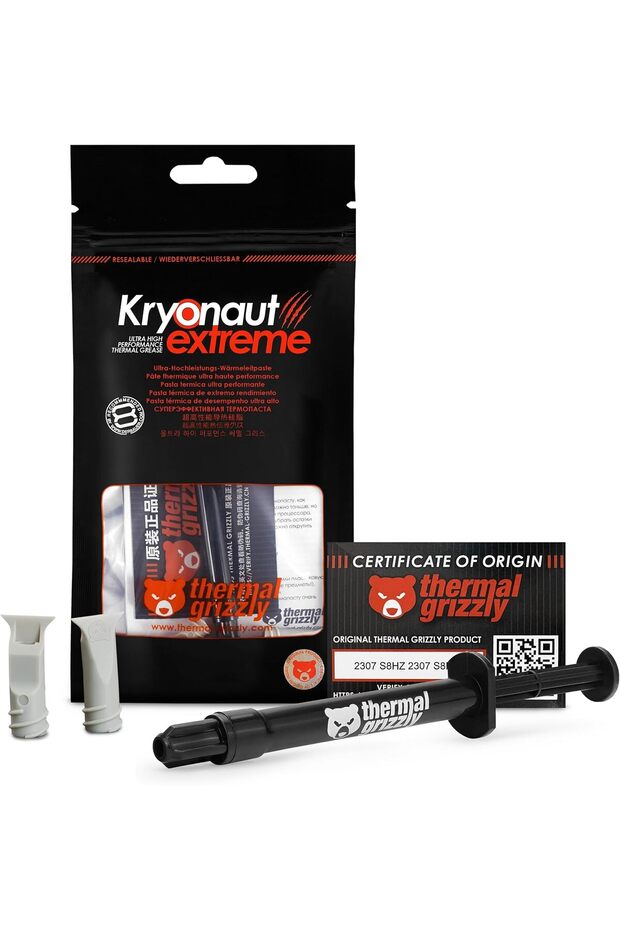Kryonaut Extreme - 2 Gram - Extremly High Performance Thermal Paste - for Maximum Thermal Conductivity While Overclocking CPU/GPU/PS4/PS5/Xbox