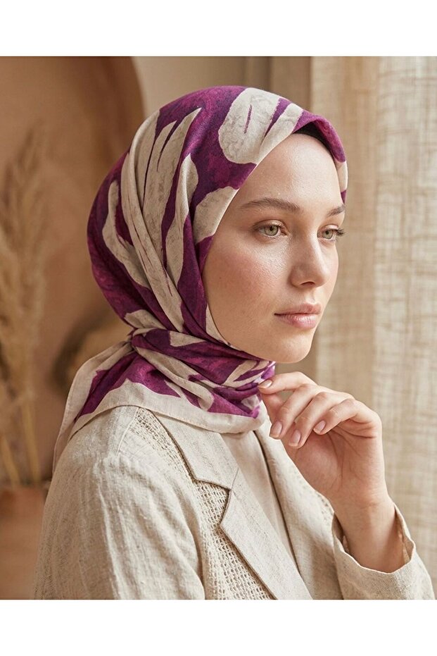وشاح ميرا بنمط 94×94 سم من الفيسكون والمودال