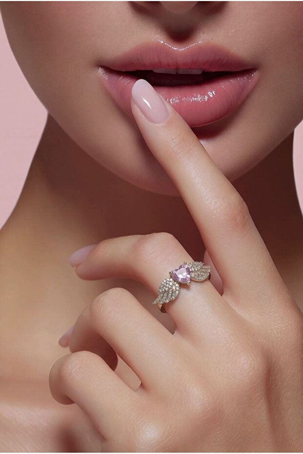 Figured Special Design Stone Adjustable Ring