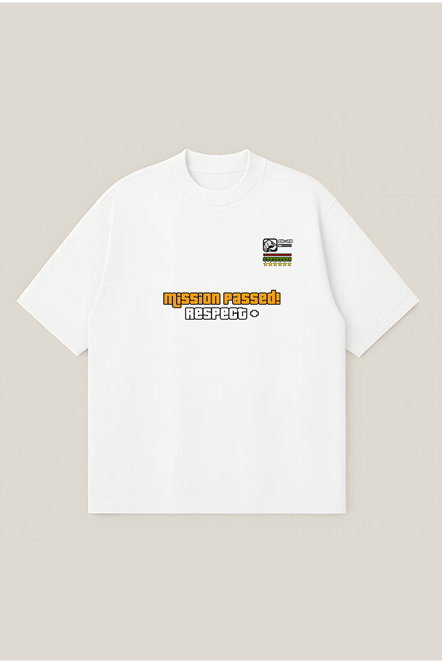 Gta San Andreas Printed Oversize Boxy Cut Unisex 100% Cotton Printed Tshirt | Streetwear