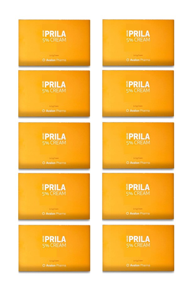 كريم بريــلا تركيز 5% _ 5 أنبوب* 5 جرام * 10 عبوات PRILA CREAM