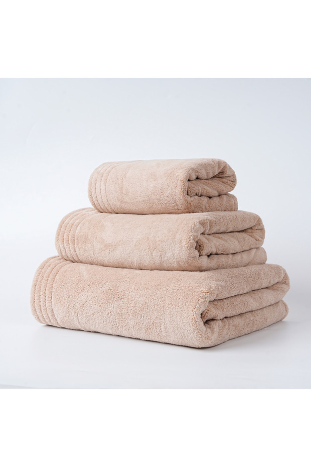 Pack Of 3 Towel Set – 330 GSM Microfiber, Soft, Absorbent & Quick Dry Bath Towels Set