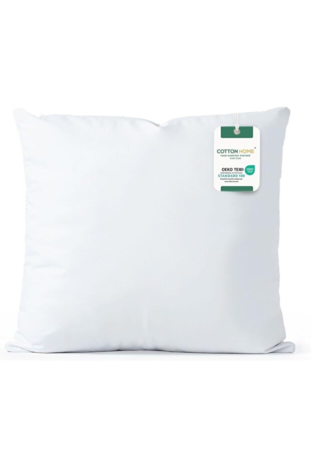 Casual Bedding Throw Insert Cushion Filler HD Microfiber Filling 850g Ultra Soft Fiber 65x65cm White