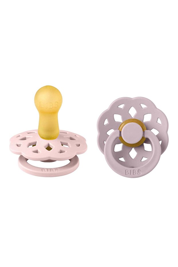 Boheme Pacifiers 2 Pack - Blossom/Dusky Lilac (6-18 Months)