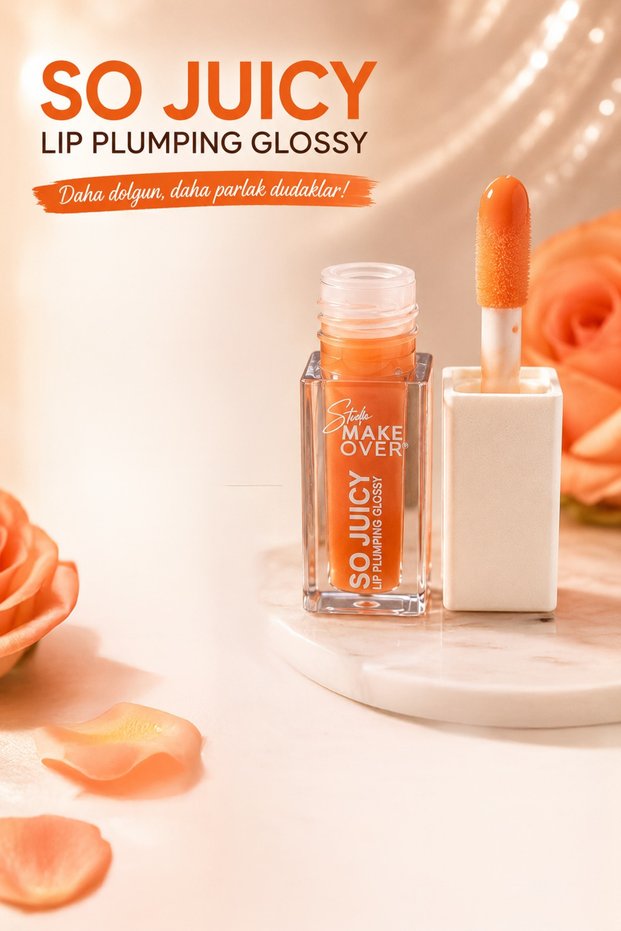 Newwell Studio Makeover so Juicy Lip Plumping Gloss |   Shiny Lip Plumping Gloss