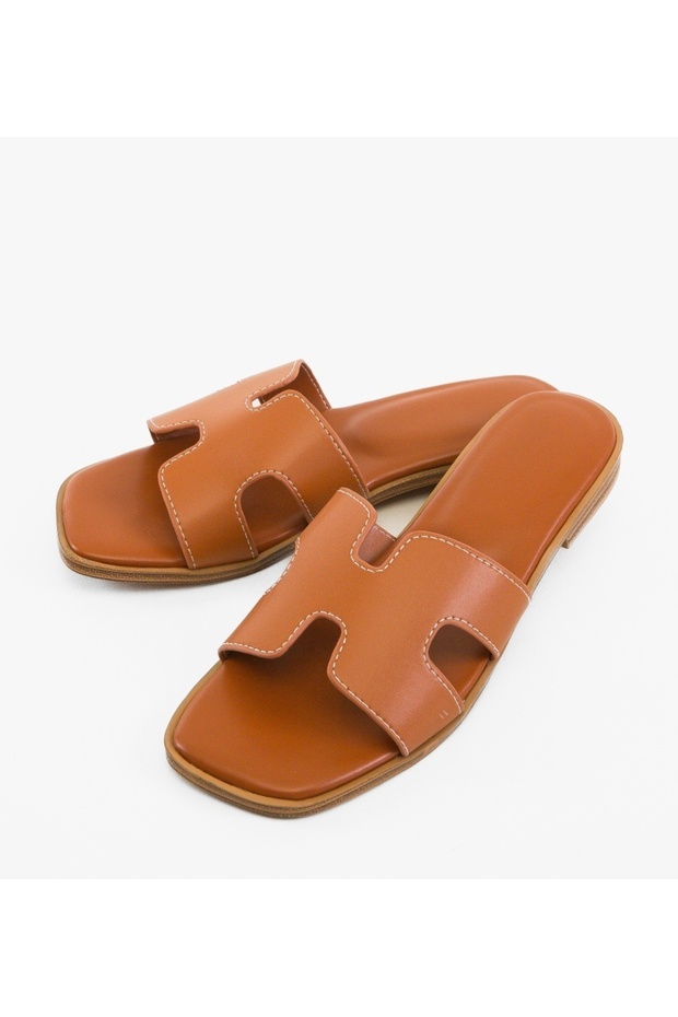 Papuci dama Merese Camel - 6