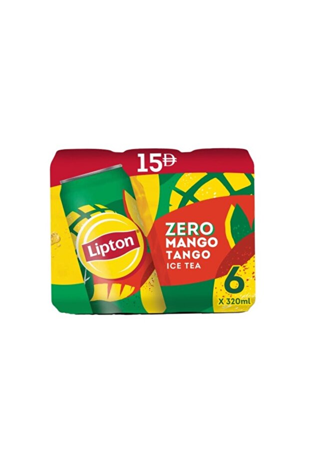 Zero Sugar Mango Tango Flavored Iced Tea Cans (6 x 320ml Multipack)