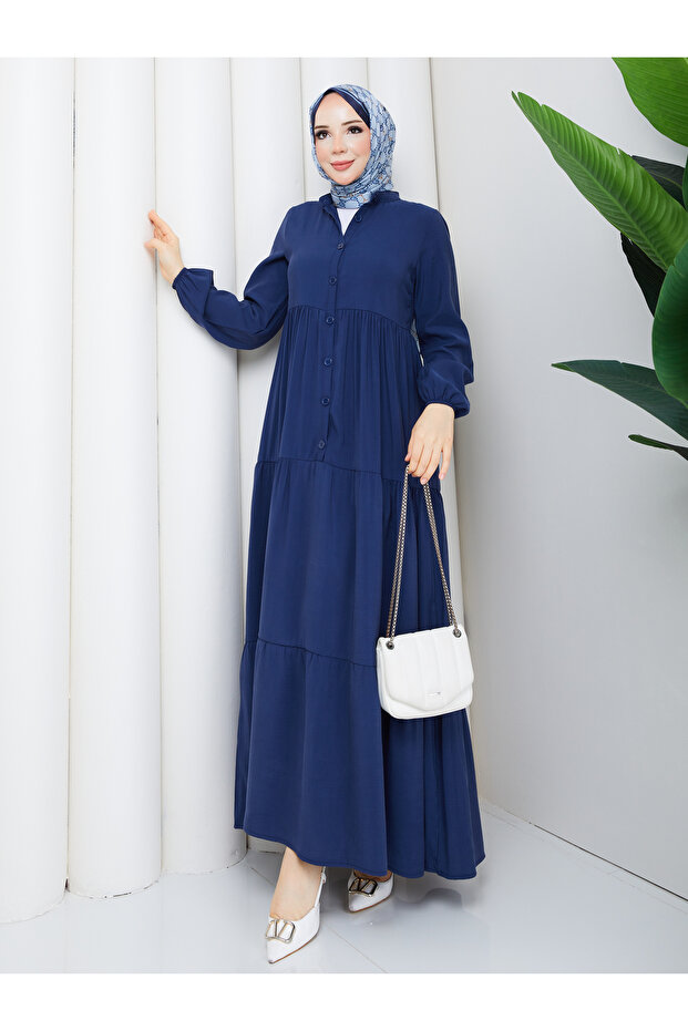 Women's Front Buttoned Modal Dress
