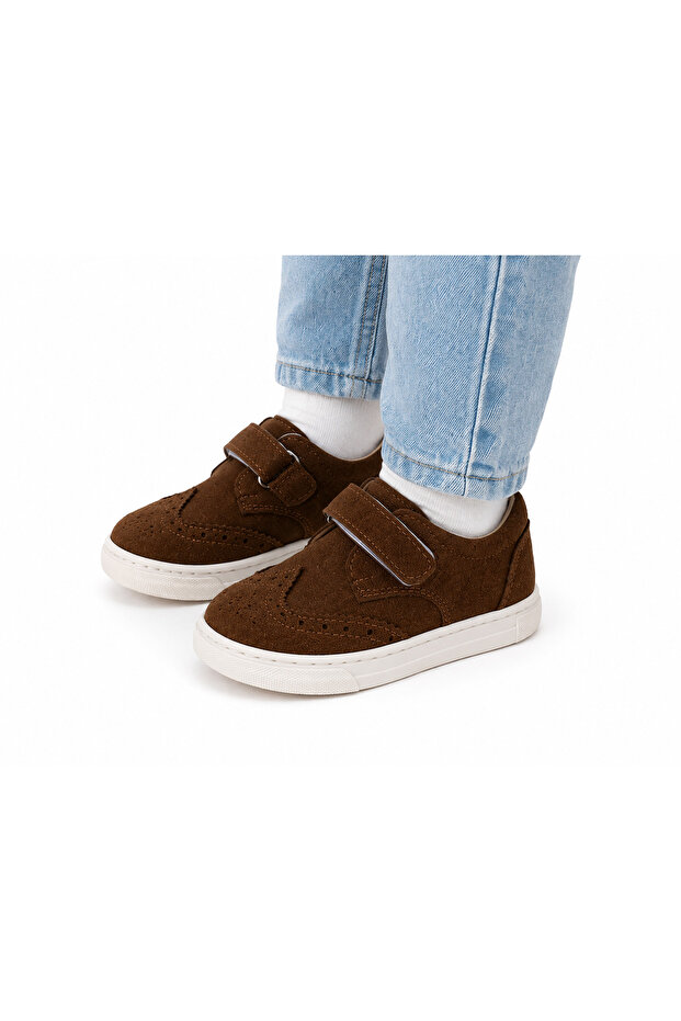 Premium Suede Velcro Casual Children's Shoes