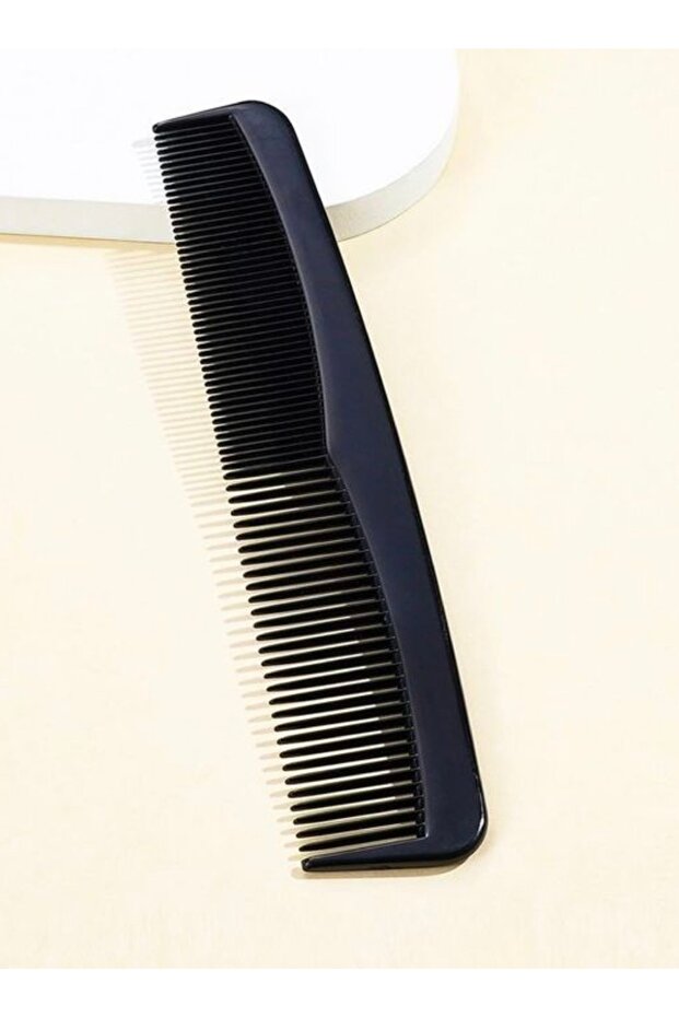 Black Barber Comb Double Sided 1 Piece