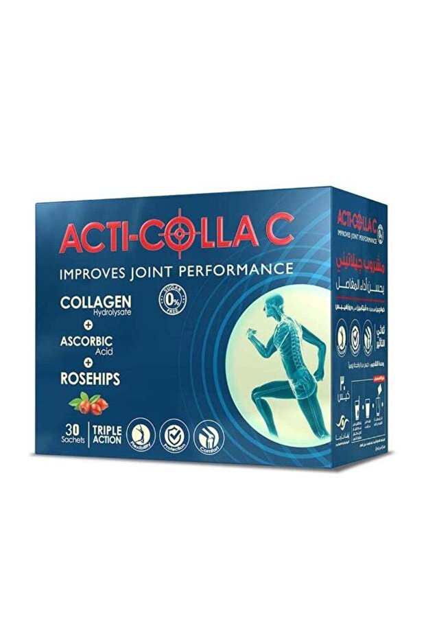Acti-colla Collagen Vit-c + Rosehip, 30 Sachets