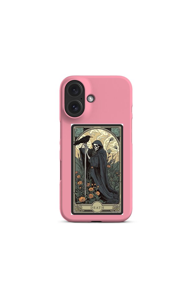 iPhone 16 Compatible Grim Reaper Tarot Case Designed Phone Case