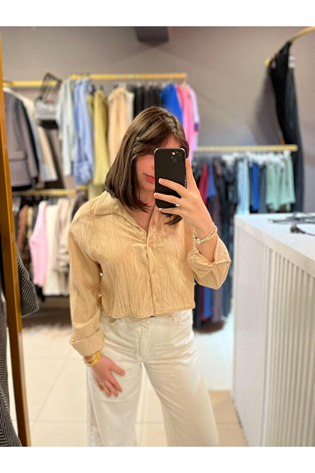 crop gömlek