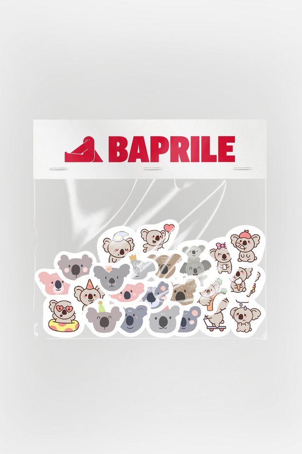 Cute Koalas 80 Pieces Sticker Pack Waterproof Laptop Thermos Phone Sticker Set