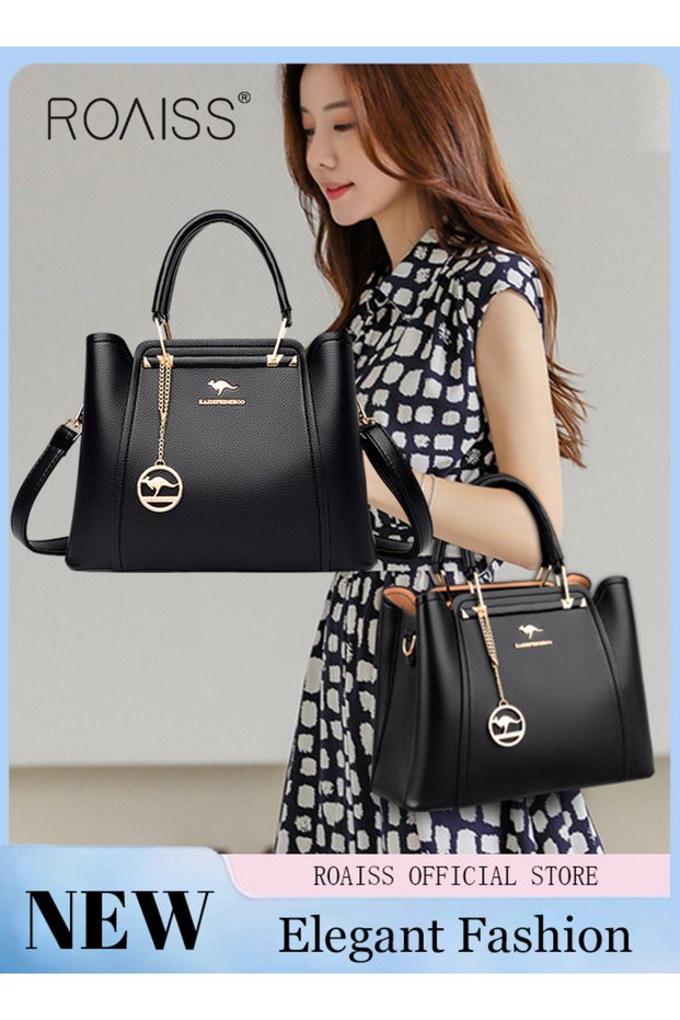 PU Leather Women Shoulder Bag Women's Handbag Elegant Patent Leather Bag Waterproof Handbag Shoulder