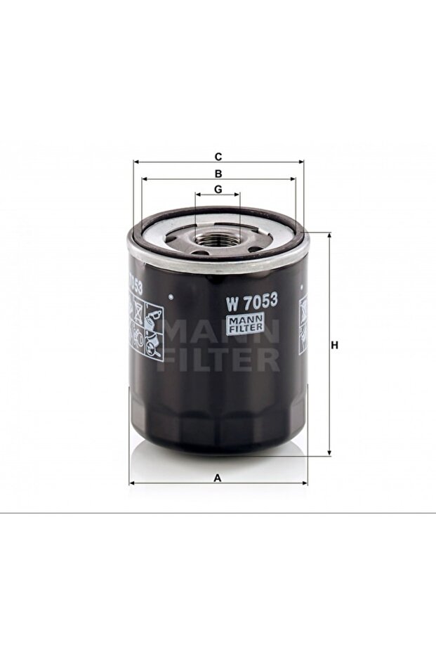 Filtru ulei W 7053 - 2