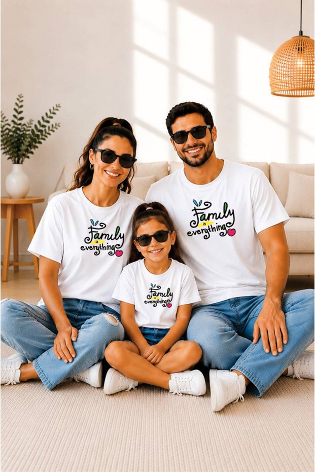 Family Combination 100% Cotton Sold Individually Oversize T-Shirt T-Shirt