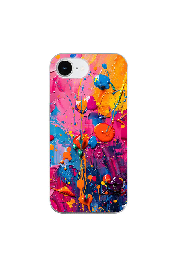 iPhone 17E Compatible Graffiti 3 Design Transparent Case