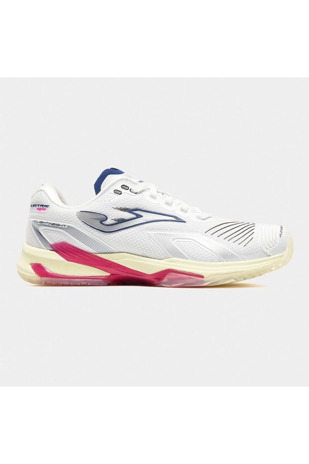 Tecls2602C Electric Lady Toprak Kort Women's Tennis Shoes - White/Pink
