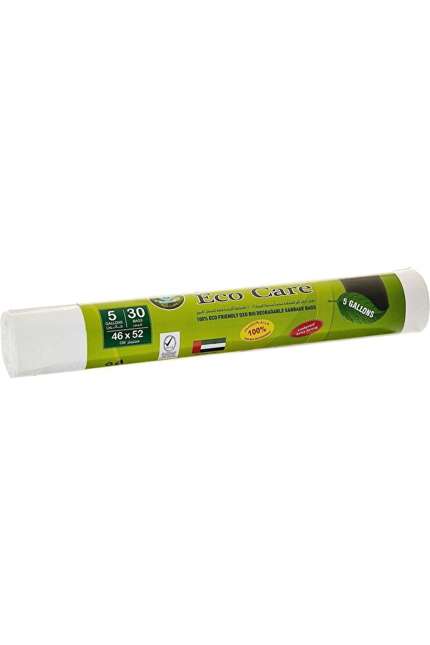 White Garbage Rolls 46x52cm 5 Gallon 2x15% Off