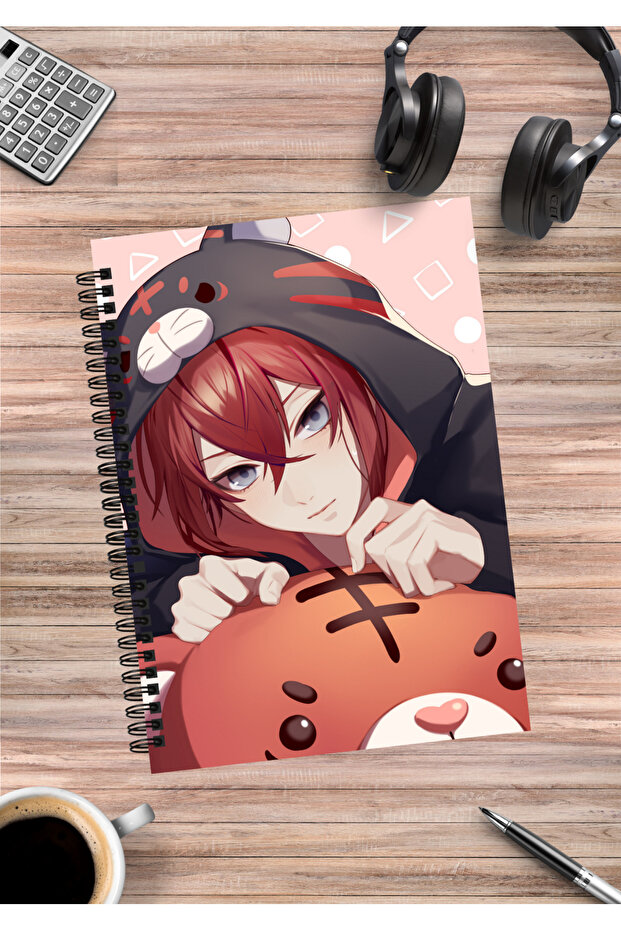Twisted Wonderland Anime Spiral Notebook A5 (50 Sheets)