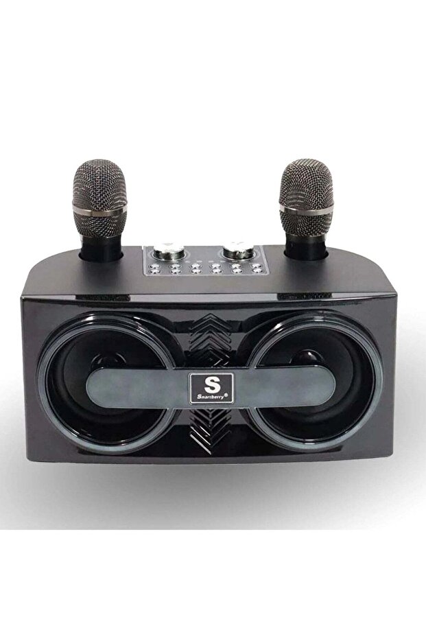 Smart Berry M25 Karaoke Speaker Bluetooth Wireless Mic Black