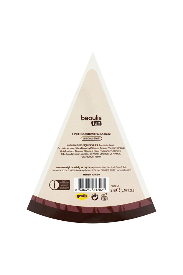 Fun Glossy Bites Dudak Parlatıcısı 155 Coco Shell - 5