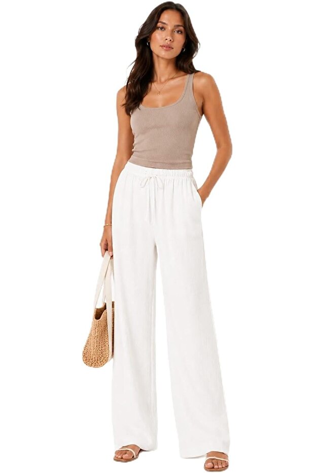 Women’s Wide Leg Drawstring Pants