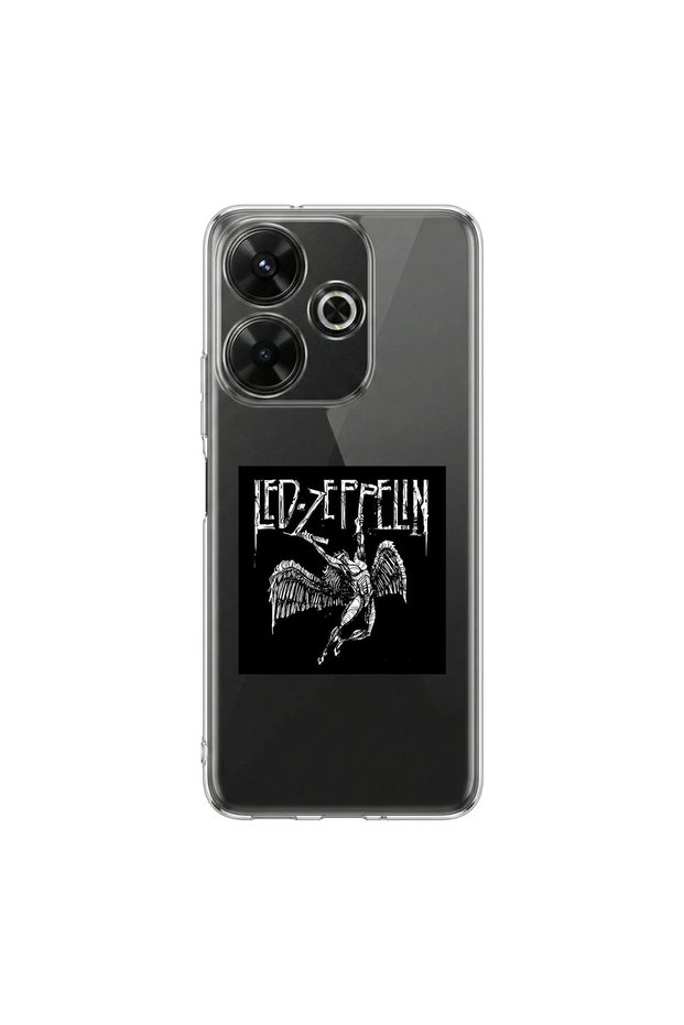 حافظة شفافة متوافقة مع Redmi 13 مصنوعة من المعدن بتصميم 6