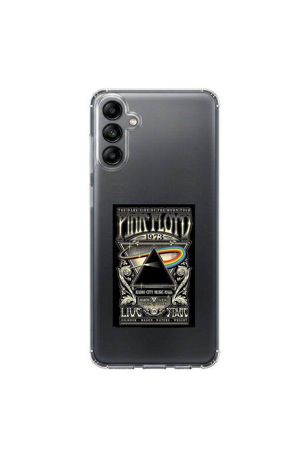 Samsung Galaxy A04S Compatible Metal 11 Design Transparent Case