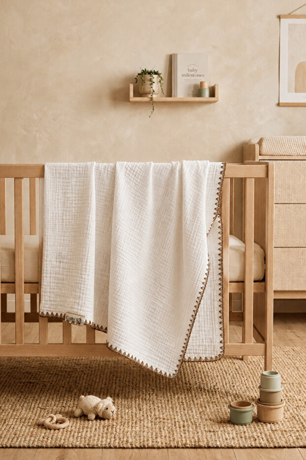 Baby Blanket 4 Layers Muslin 100% Cotton