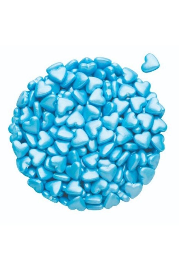 Small Heart Candy (Sprınkles) Blue 250 g