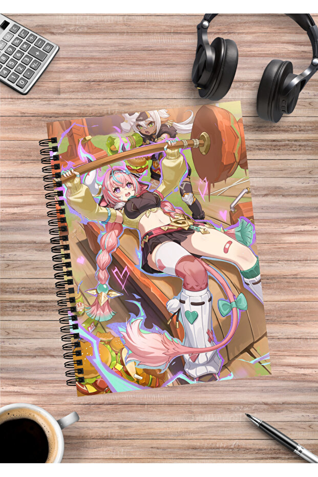 Genshin Varesa Anime Spiral Notebook A5 (50 Sheets)