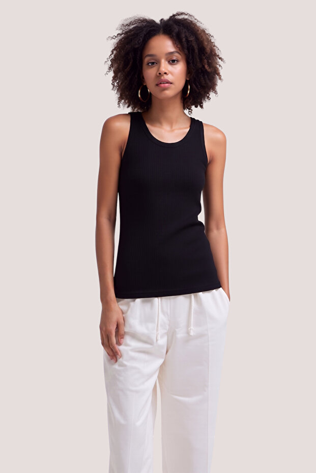 Women's 93% Viscose Thick Strap Basic Undershirt - 3