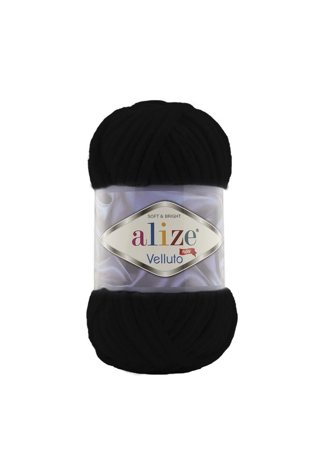 Color No: 60 - Alize Velluto Velvet Hand Knitting Yarn Velvet Yarn