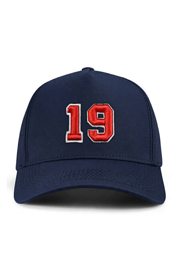 Number 19 Molded Baseball Cap