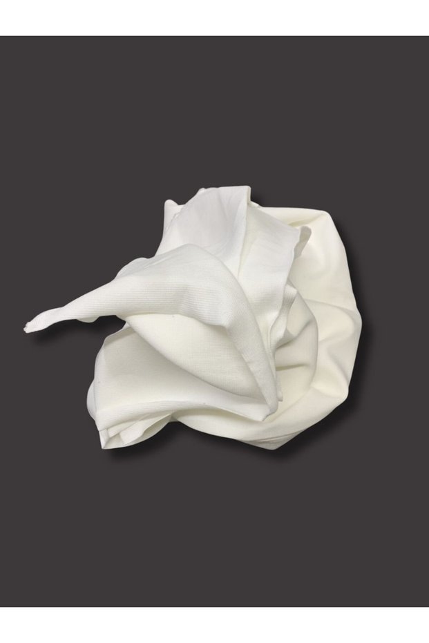 Fine Ribbed Fabric - Piece 75X180 cm - Ecru