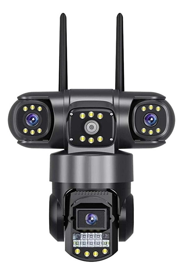 V380 Pro 4K Dual Lens WiFi PTZ Outdoor Security Camera - Waterproof, Full Color Night Vision, AI Motion