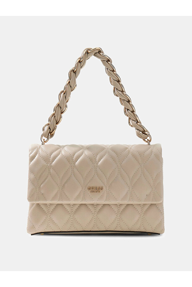 Maxine Covered Women's Cream Shoulder Bag Hwqg9733200-Lta