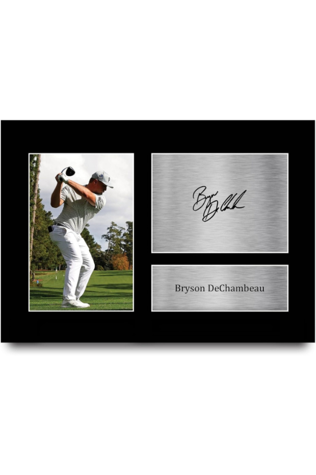 A4 Bryson DeChambeau Gifts Printed Signed Autograph Picture for Golf Memorabilia Fans - A4